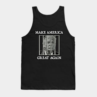 Trump Behind Bars. Tank Top